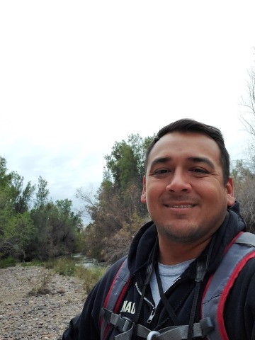 Pablo Rocha at Santa Cruz River